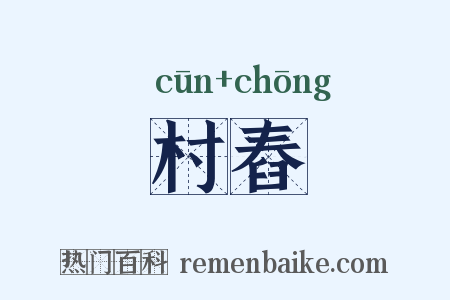 村舂是什么意思的图片